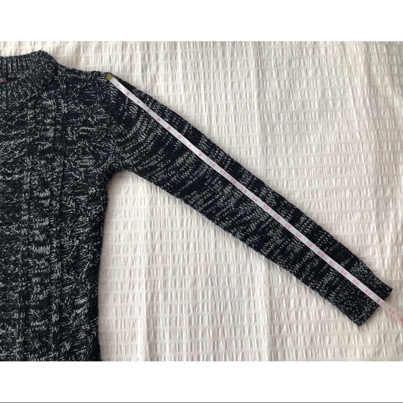 Cable Knit Long Sleeve Sweater Dress - Picture 15 of 16